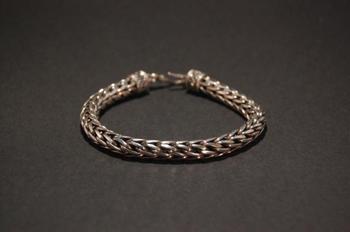 Pulsera cordón maciza en Plata de Ley 99