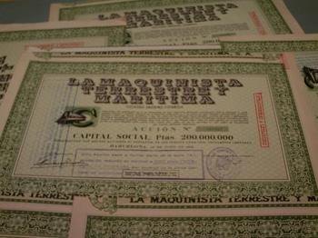 La maquinista terrestre  acciones 