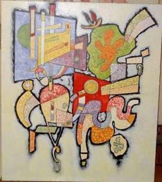 CUADROS AL ESTILO KANDINSKY 