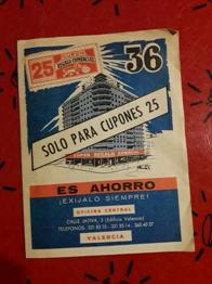 Regalo antigua Cartilla cupones regalo