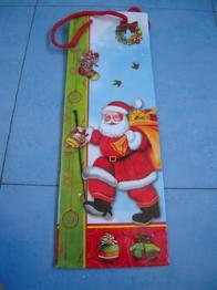 Bolsa papel alargada Papá Noel