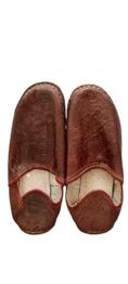Regalo babuchas Marroquíes Cuero Marrón
