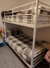 Regalo cama litera de 90 en blanca