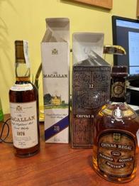 Macallan 18 years 1978 & chivas regal 12