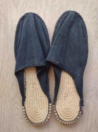 Regalo alpargatas negras lona