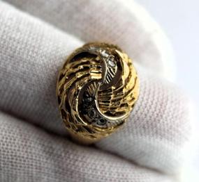 anillo de oro 18k. y diamantes.