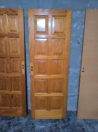 Puertas madera maciza de regal con guías